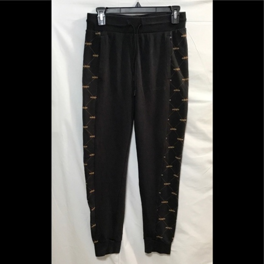 Adidas Black & Gold Joggers
